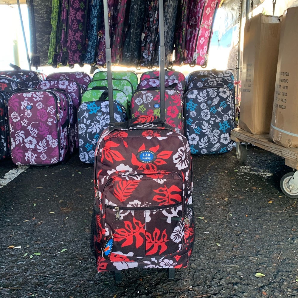 Back bag with wheels